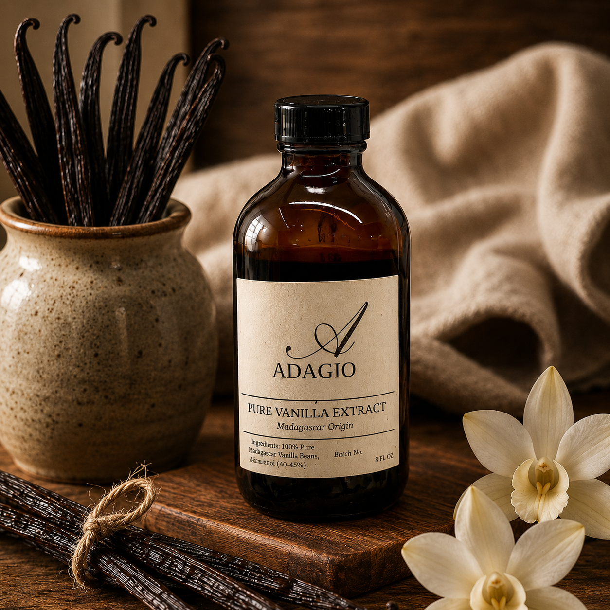 Pure Vanilla Extract 8oz